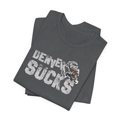 Denver Sux (for Las Vegas fans) - Unisex Jersey Short Sleeve Tee
