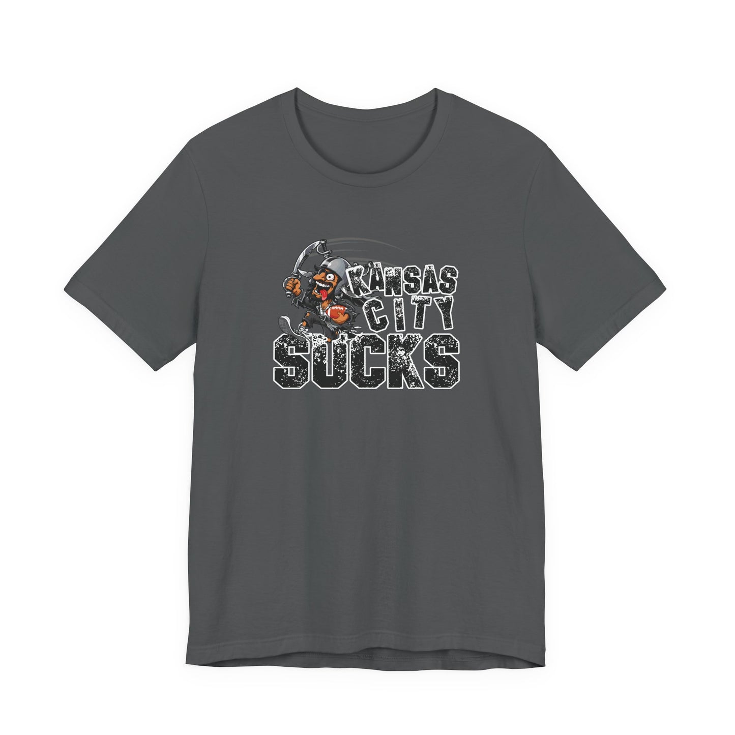 KC Sux (for Las Vegas fans) - Unisex Jersey Short Sleeve Tee
