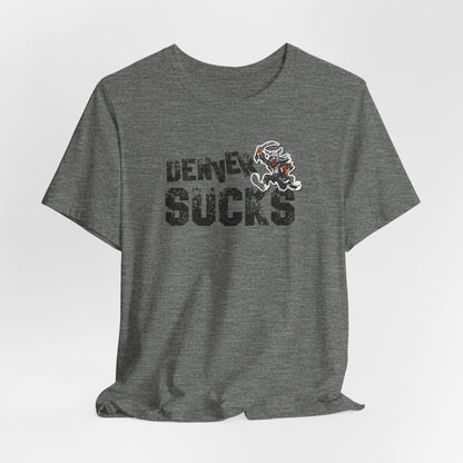 Denver Sux (for Las Vegas fans) - Unisex Jersey Short Sleeve Tee