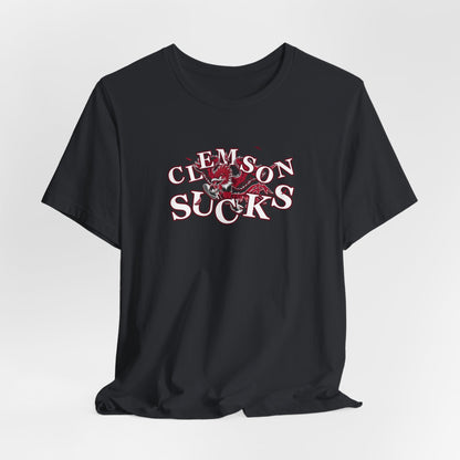 Clemson Sucks (for South Carolina fans) -   Crazy Fighting Rooster T-Shirt