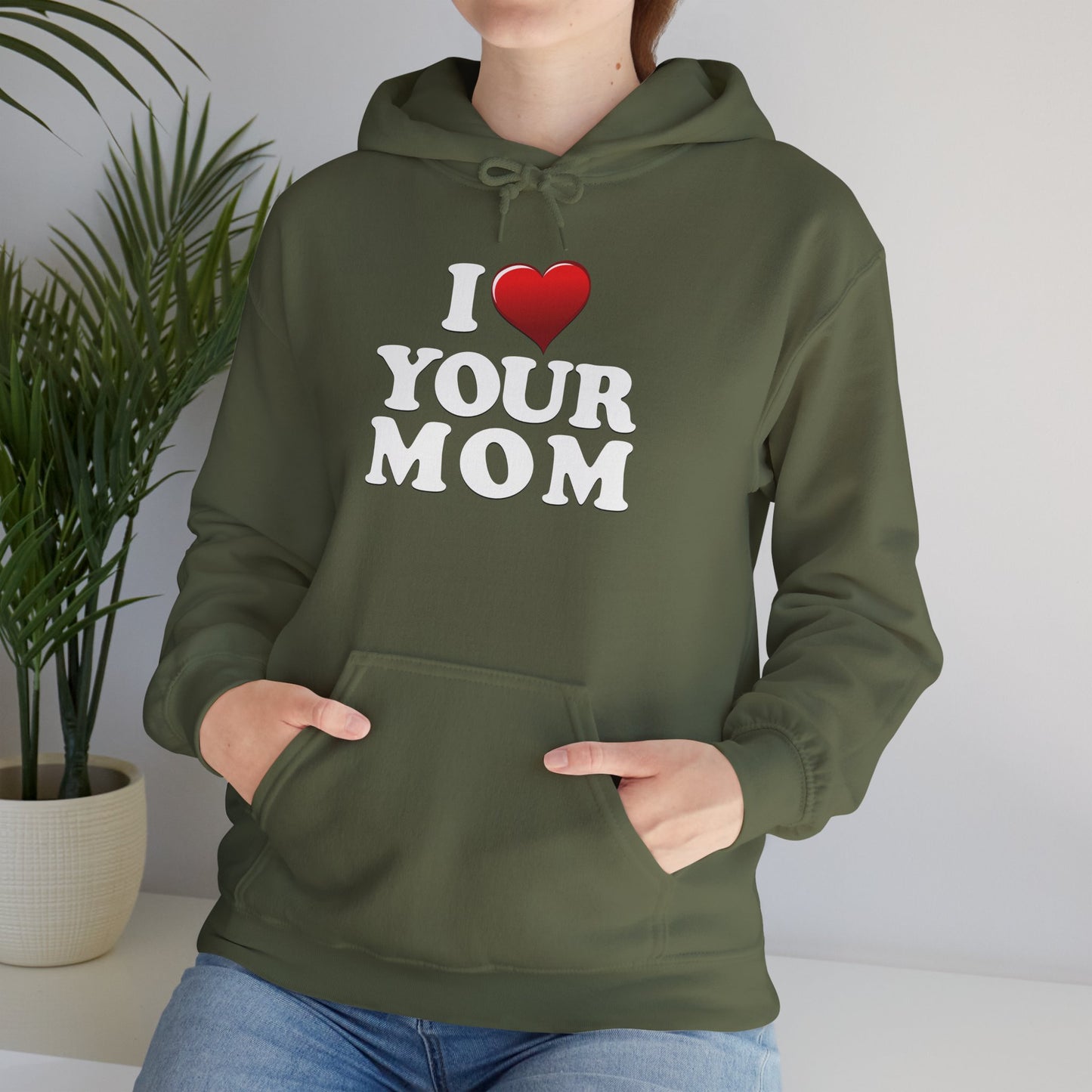 I ♥ Your Mom - Unisex Heavy Blend™ Hooded Sweatshirt