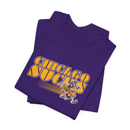 Chicago Sucks (for Minnesota Vikings fans) - Unisex Jersey Short Sleeve Tee