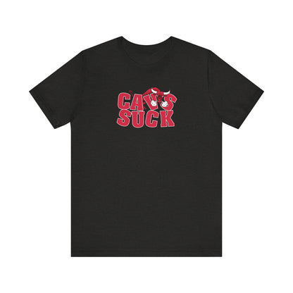 Calves Suck (for Bulls fans) - Unisex Jersey Short Sleeve Tee