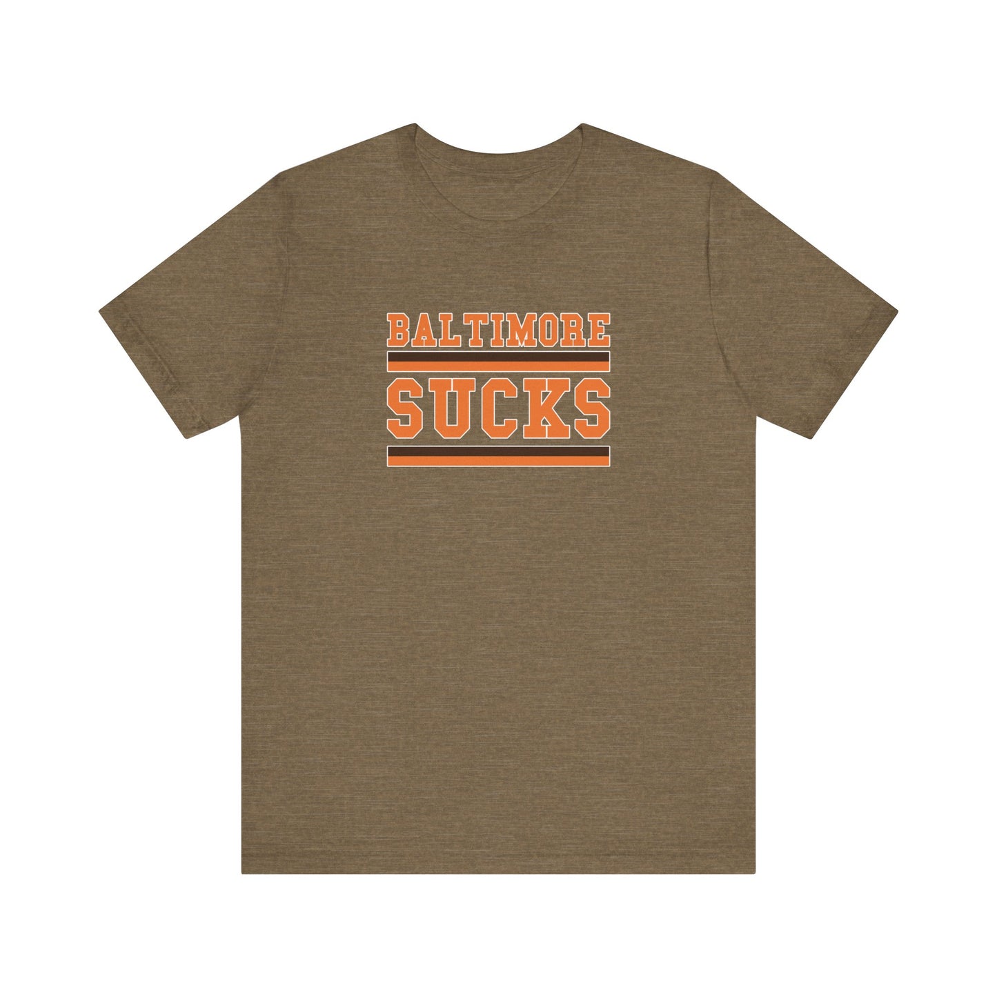 Baltimore Sux (for Cleveland fans) - Unisex Jersey Short Sleeve Tee