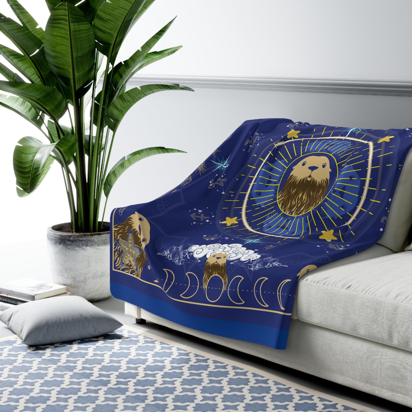 Mystic Sea Otter (2023) - Sherpa Fleece Blanket