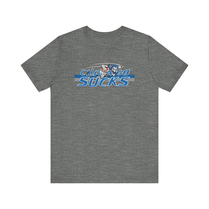 Chicago Sux (for Detroit fans) - Unisex Jersey Short Sleeve Tee