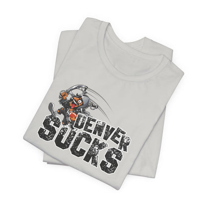 Denver Sux (for Las Vegas fans) - Unisex Jersey Short Sleeve Tee