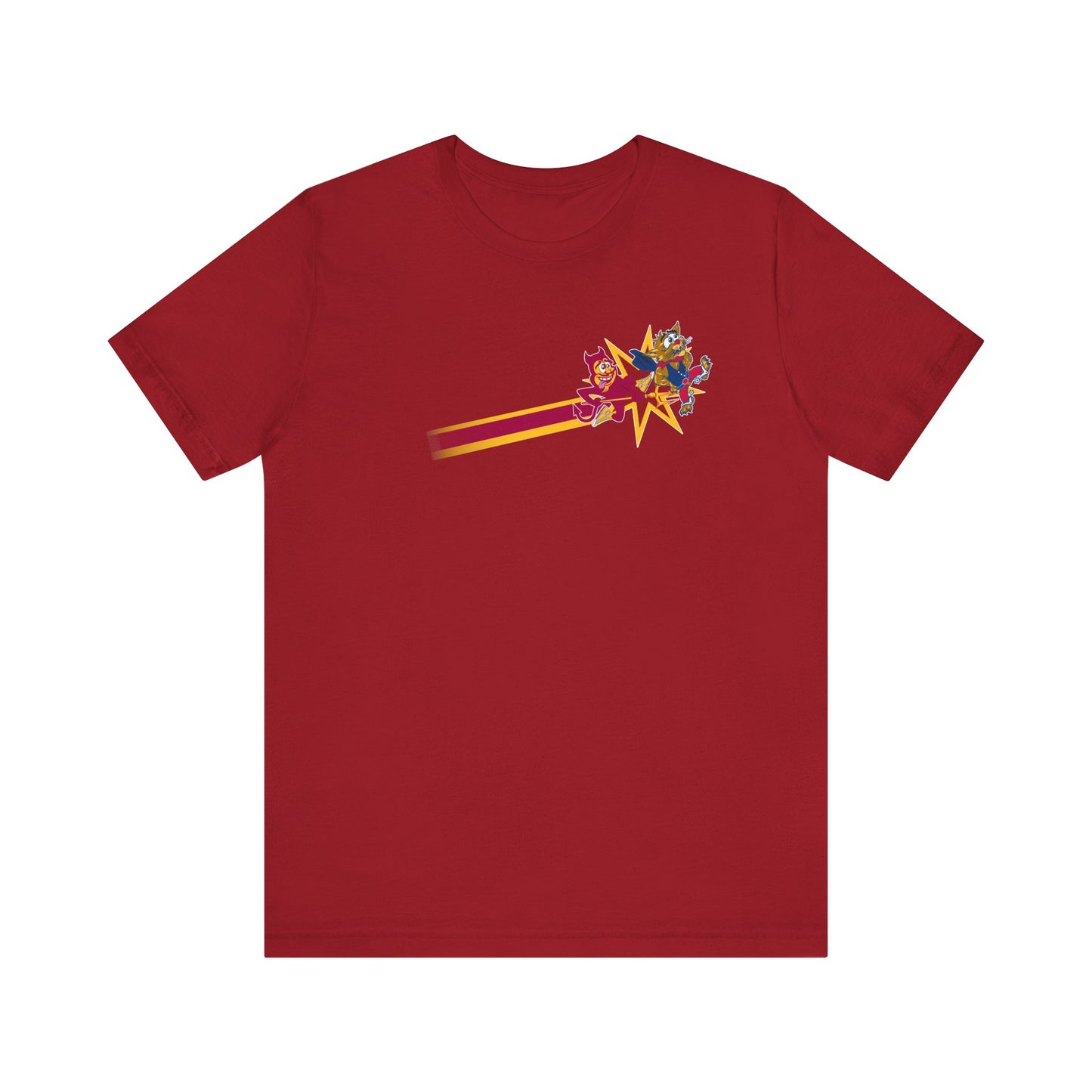 Sporky Forkin' A Pussycat (for Tempe fans) - Unisex Jersey Short Sleeve Tee