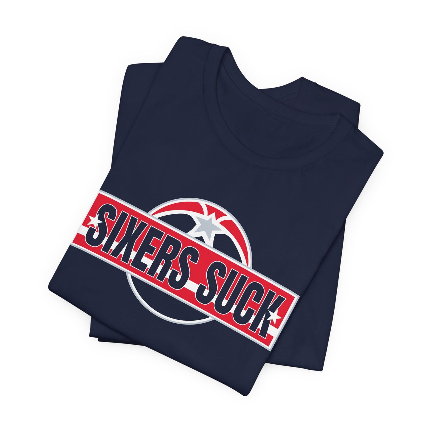 6ers Suck (for DC fans) - Unisex Jersey Short Sleeve Tee
