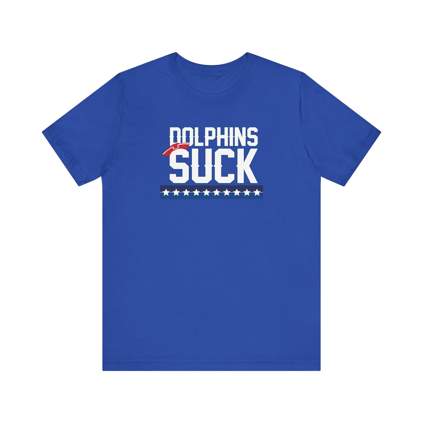 Shiny Mammal Fish Suck (for New England fans) - Unisex Jersey Short Sleeve Tee