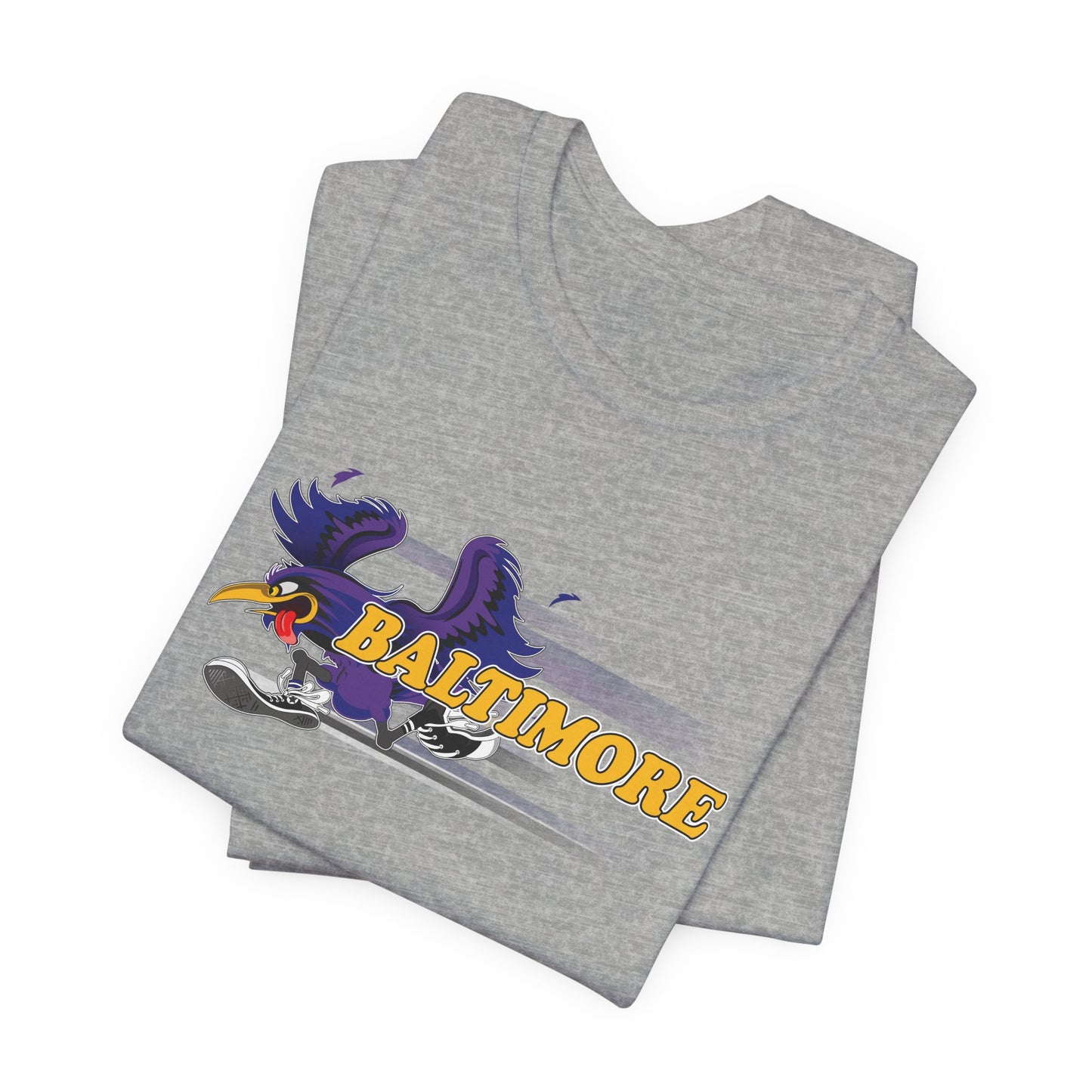 Gas Pump Raven (for Baltimore fans) - Unisex Jersey Short Sleeve Tee