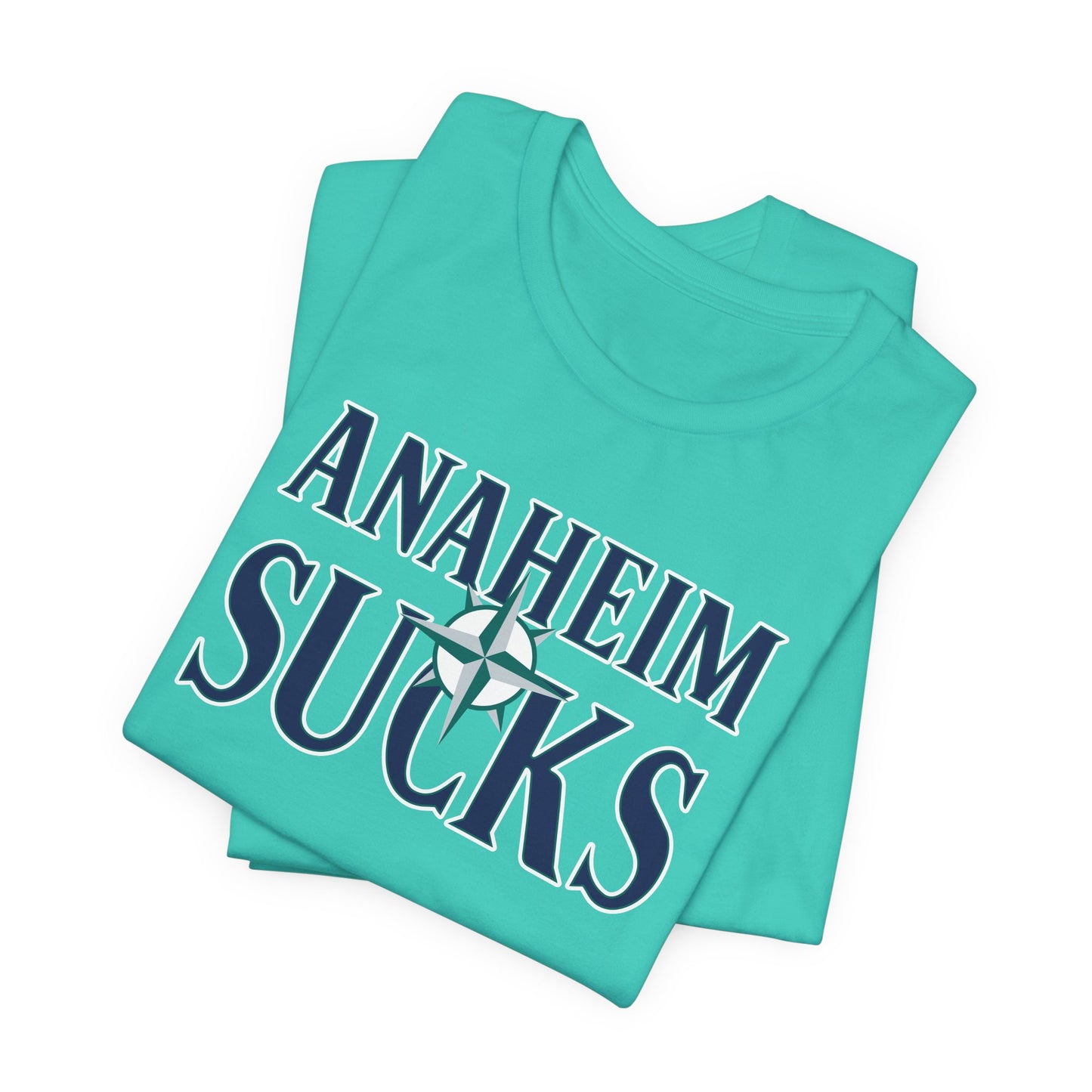 Anaheim Sucks (for Seattle fans) - Unisex Jersey Short Sleeve Tee