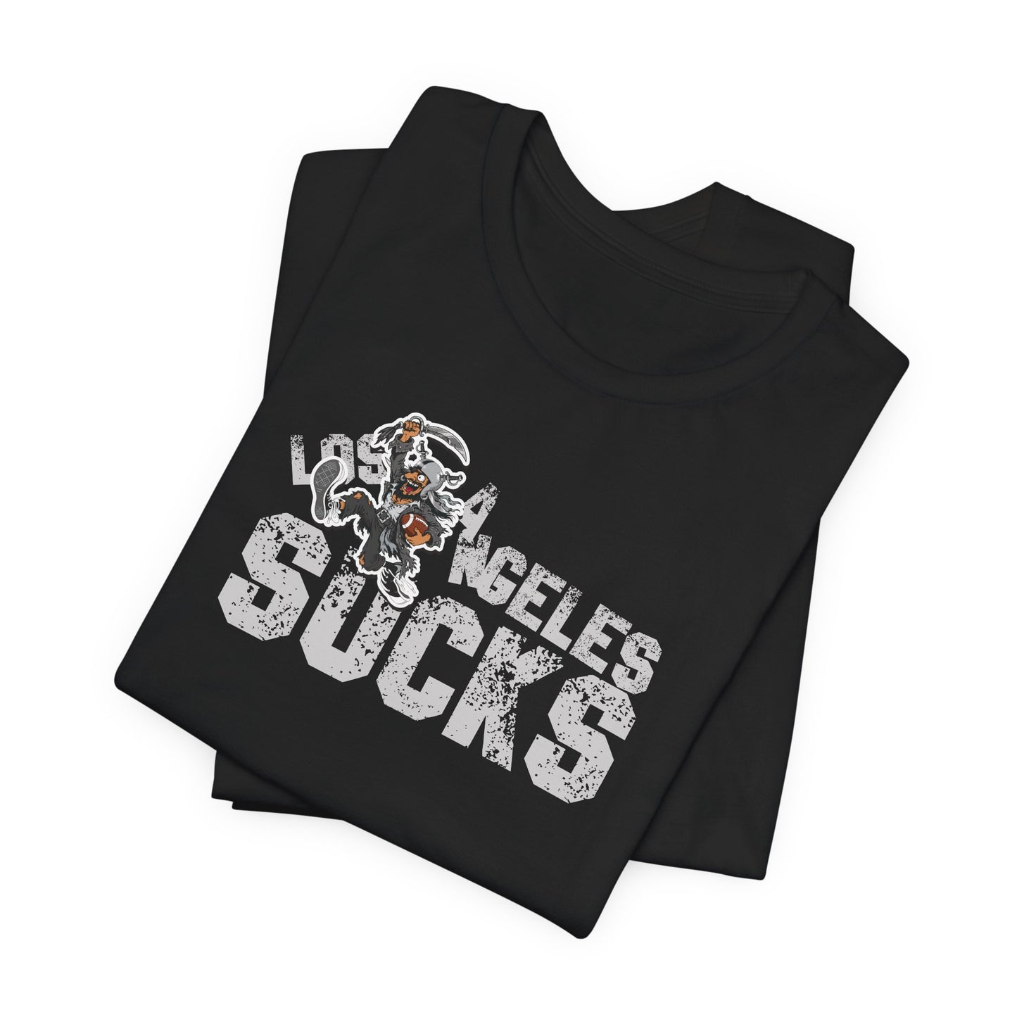 L.A. sux (for Las Vegas fans) - Unisex Jersey Short Sleeve Tee