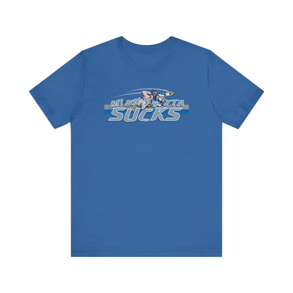 Minnesota Sux (for Detroit fans) - Unisex Jersey Short Sleeve Tee