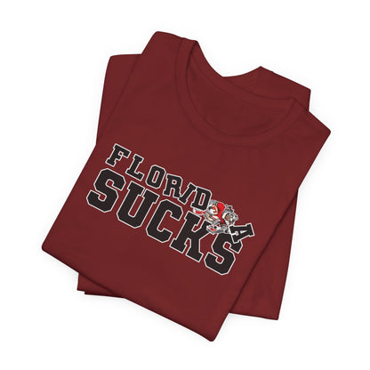 Florida Sucks (for Georgia fans) - Unisex Jersey Short Sleeve Tee