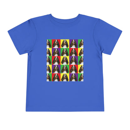 Basset Hound Pop Art - Toddler Tee