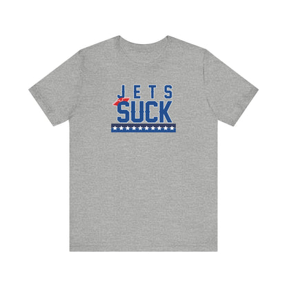 I hate jets (for New England fans) - Unisex Jersey Short Sleeve Tee
