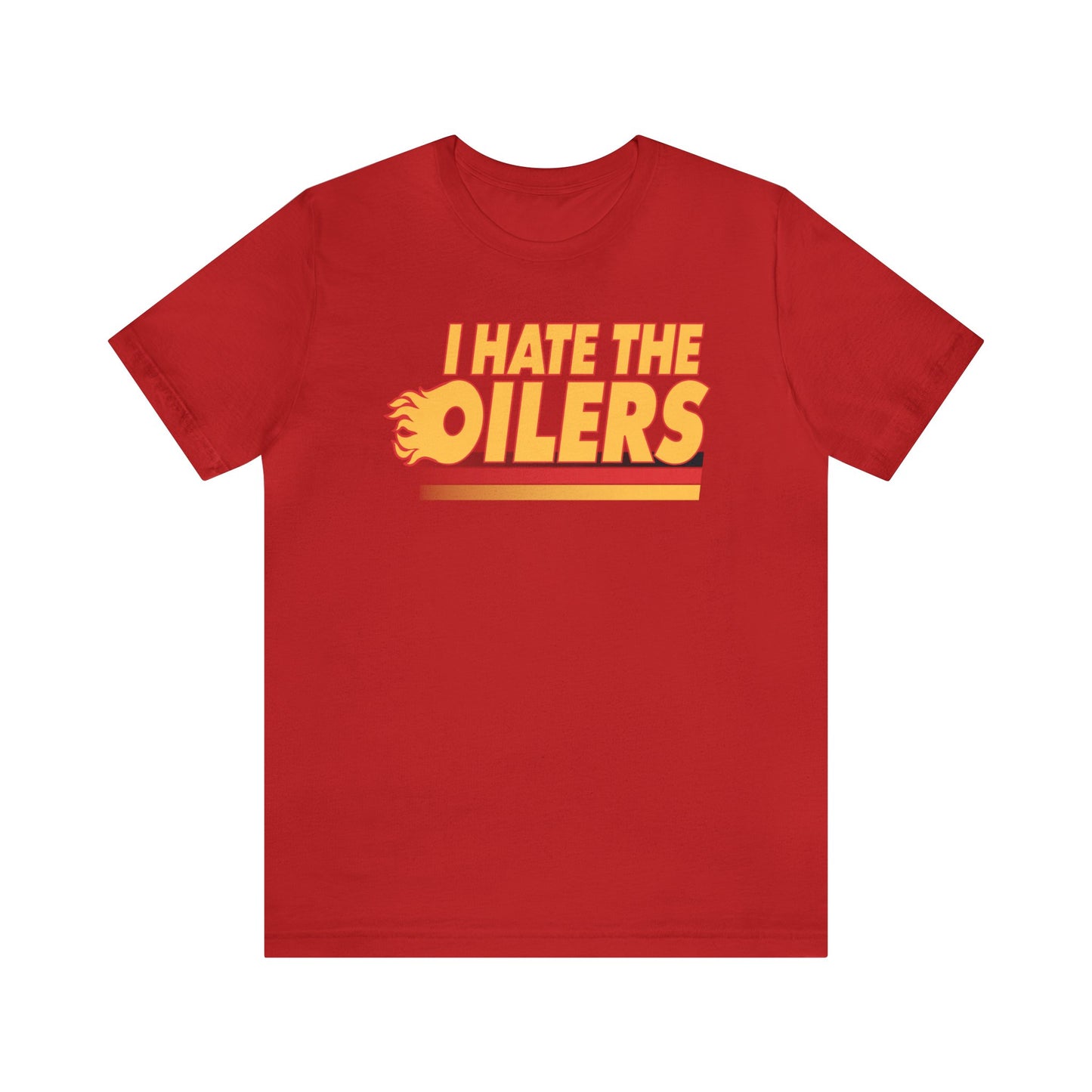 The OylErs Suck (for Calgary fans) - Unisex Jersey Short Sleeve Tee