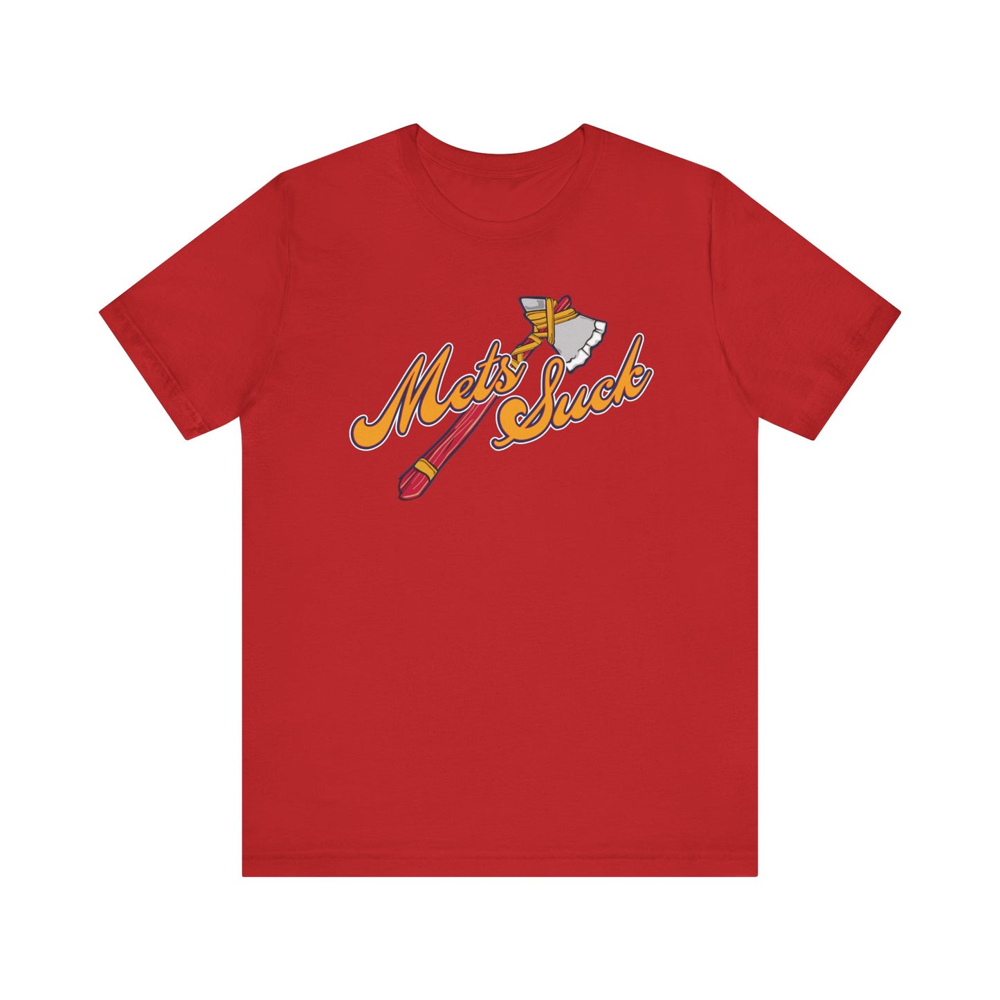 The Metros Suck (for Atlanta Braves fans) - Unisex Jersey Short Sleeve Tee