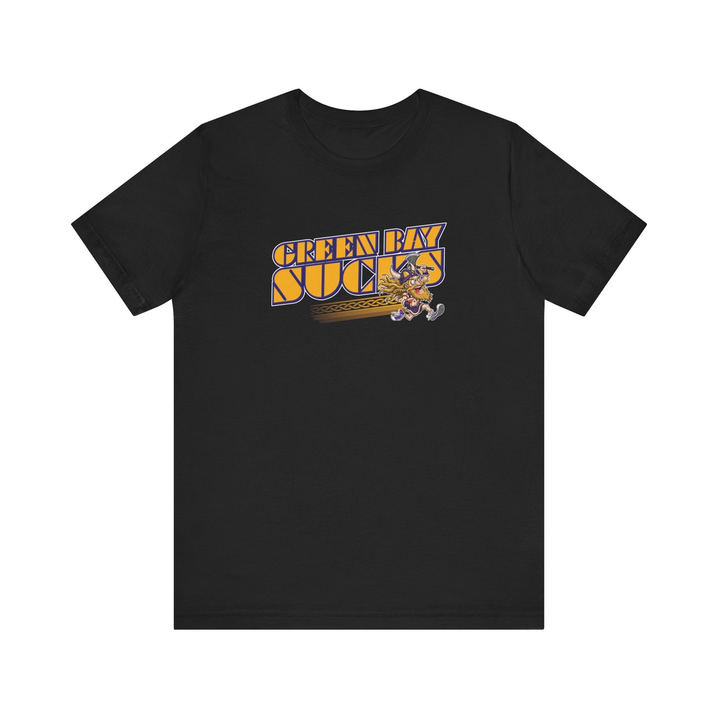 Green Bay Sucks (for Minnesota fans) - Unisex Jersey Short Sleeve Tee