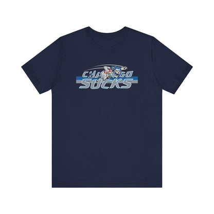 Chicago Sux (for Detroit fans) - Unisex Jersey Short Sleeve Tee