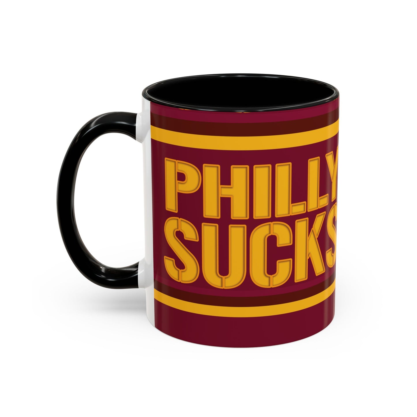 Philly Sucks (for Washington DC fans) - Accent Coffee Mug (11, 15oz)