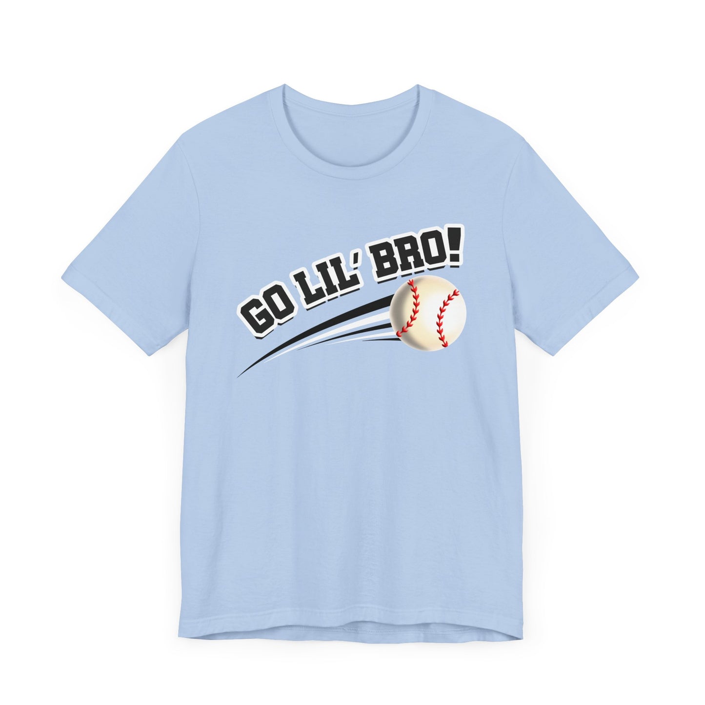 Go Lil' Bro! (Sibling Revelry Baseball) - Unisex Jersey Short Sleeve Tee