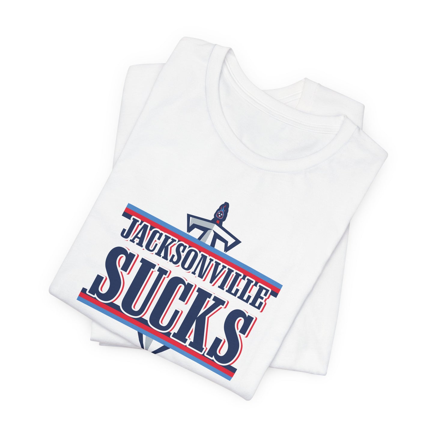 Jaxon Ville Sux (for Tennessee fans) - Unisex Jersey Short Sleeve Tee
