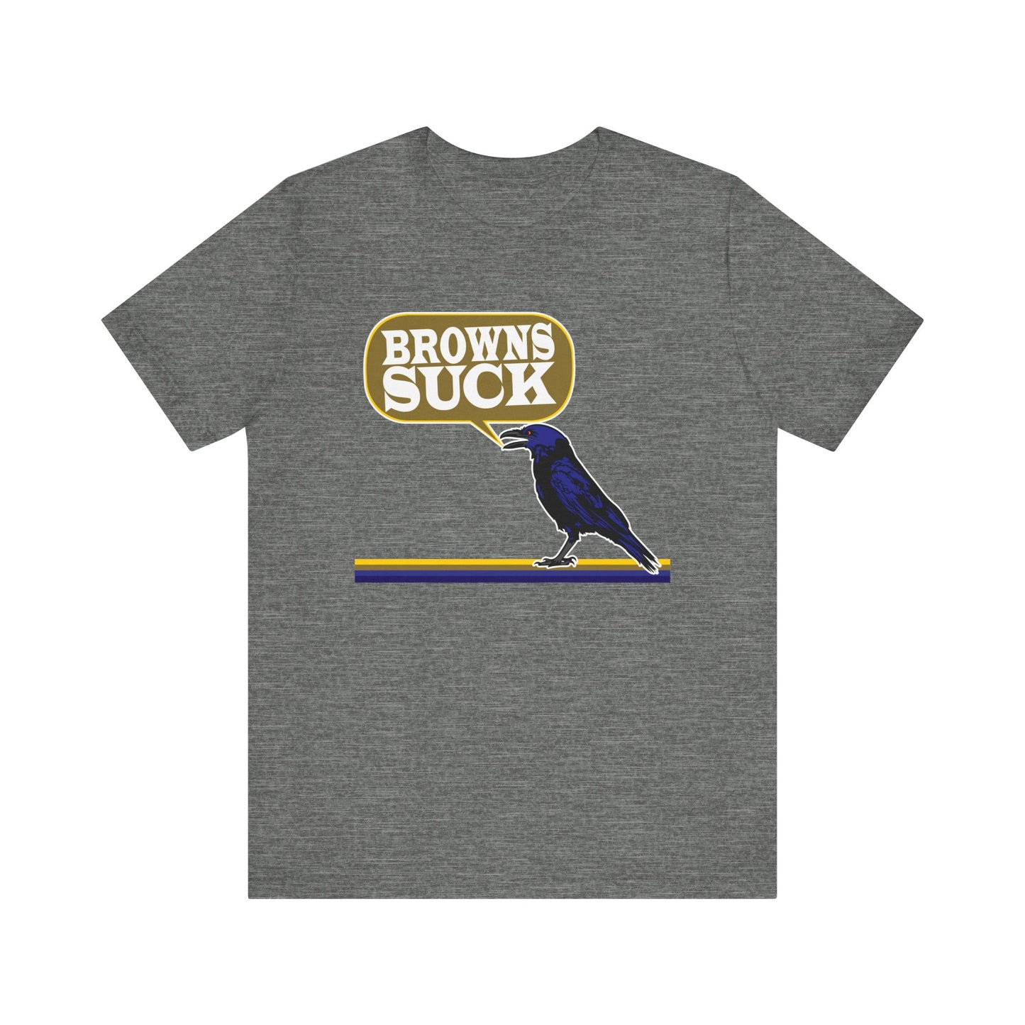 The Common Raven Hates Orange Helmets - Unisex Jersey Short Sleeve Tee