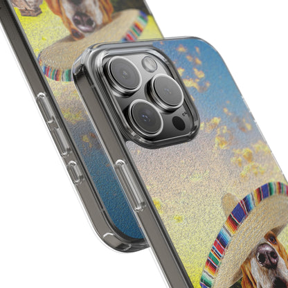 Basset Hound Eating Mexican Cuisine In Mexico - Clear Case