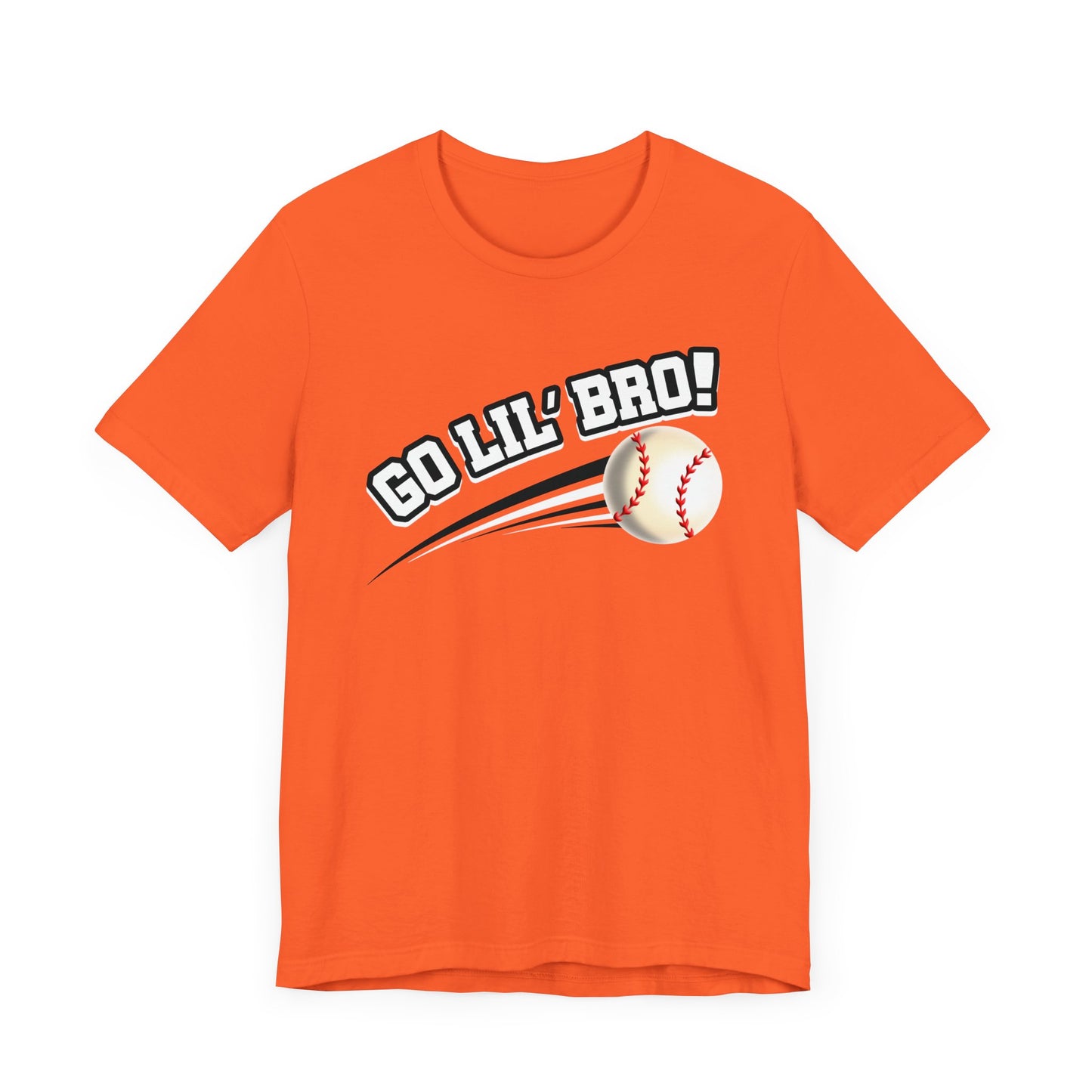 Go Lil' Bro! (Sibling Revelry Baseball) - Unisex Jersey Short Sleeve Tee