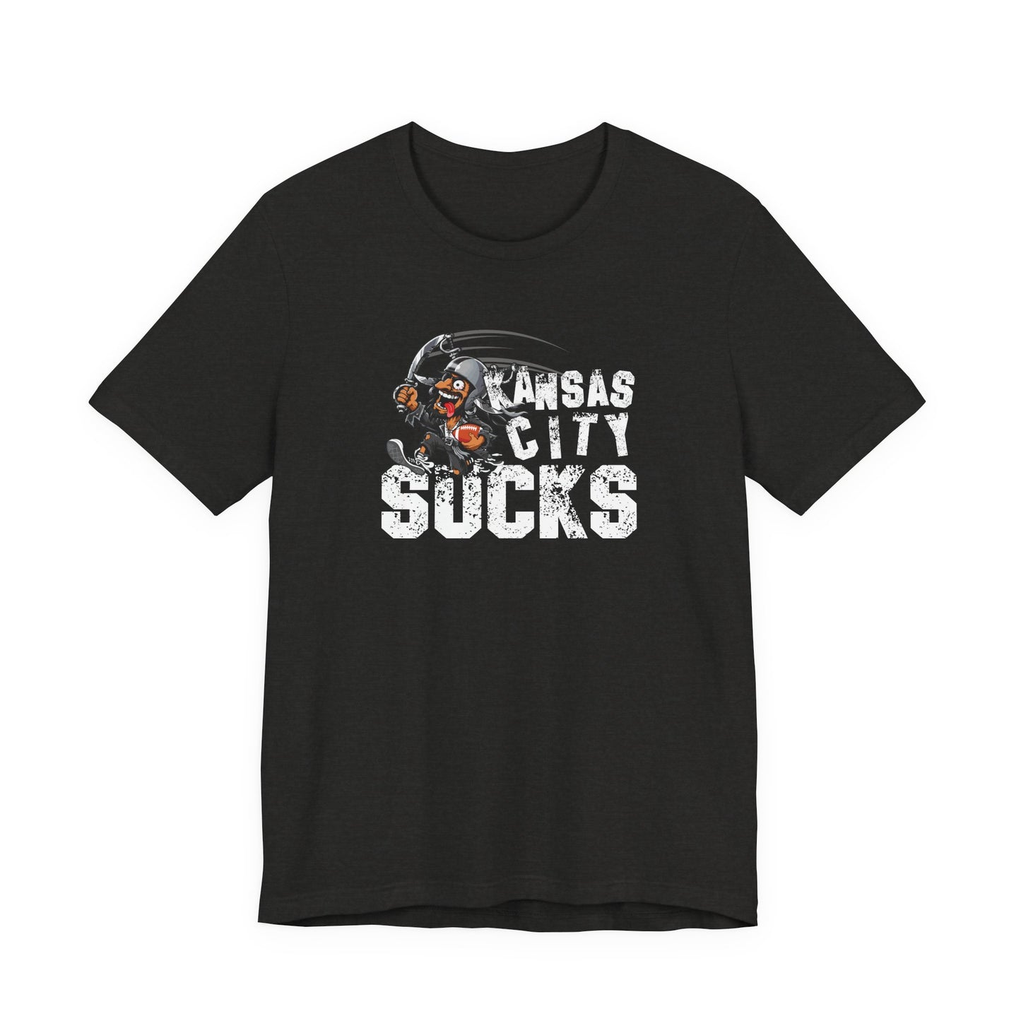 KC Sux (for Las Vegas fans) - Unisex Jersey Short Sleeve Tee