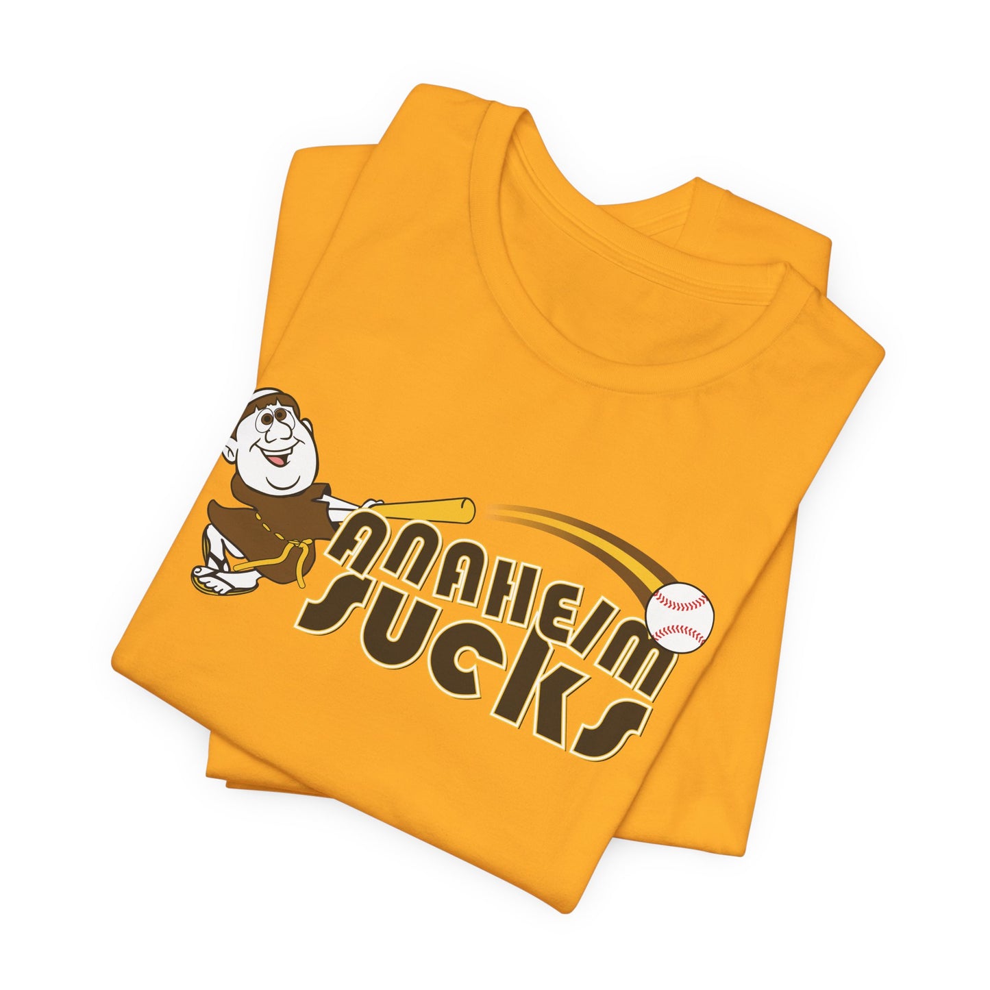Anaheim Sucks! (Padres fan art) - Unisex Jersey Short Sleeve Tee
