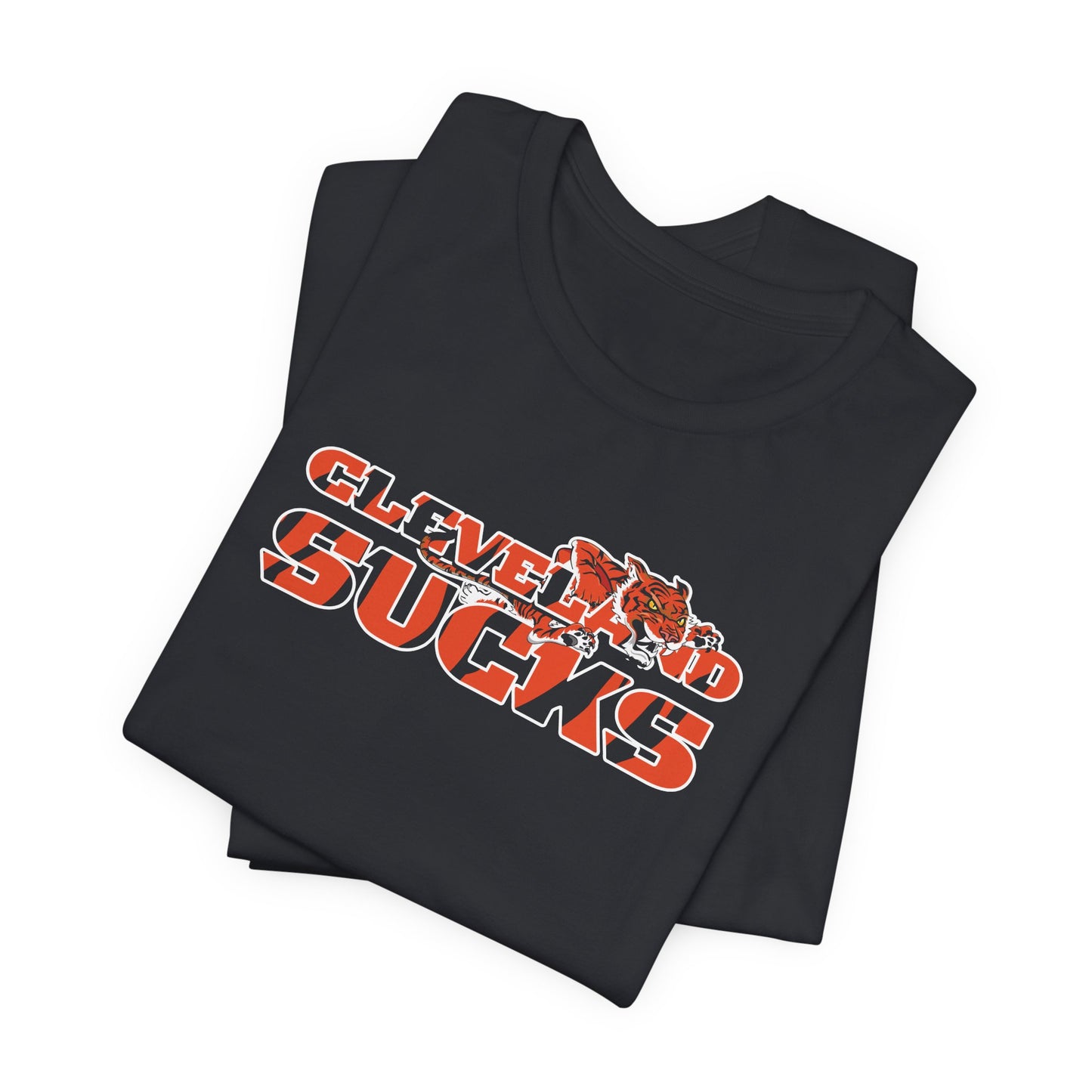 Cleveland Sucks, Doesn't Even Know Colors (for Cincinnati fans) - Unisex Jersey Short Sleeve Tee
