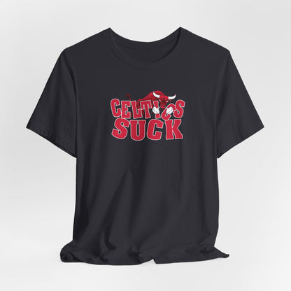 That Green Leprechaun Team Sucks (for Chicago fans) - Unisex Jersey Short Sleeve Tee