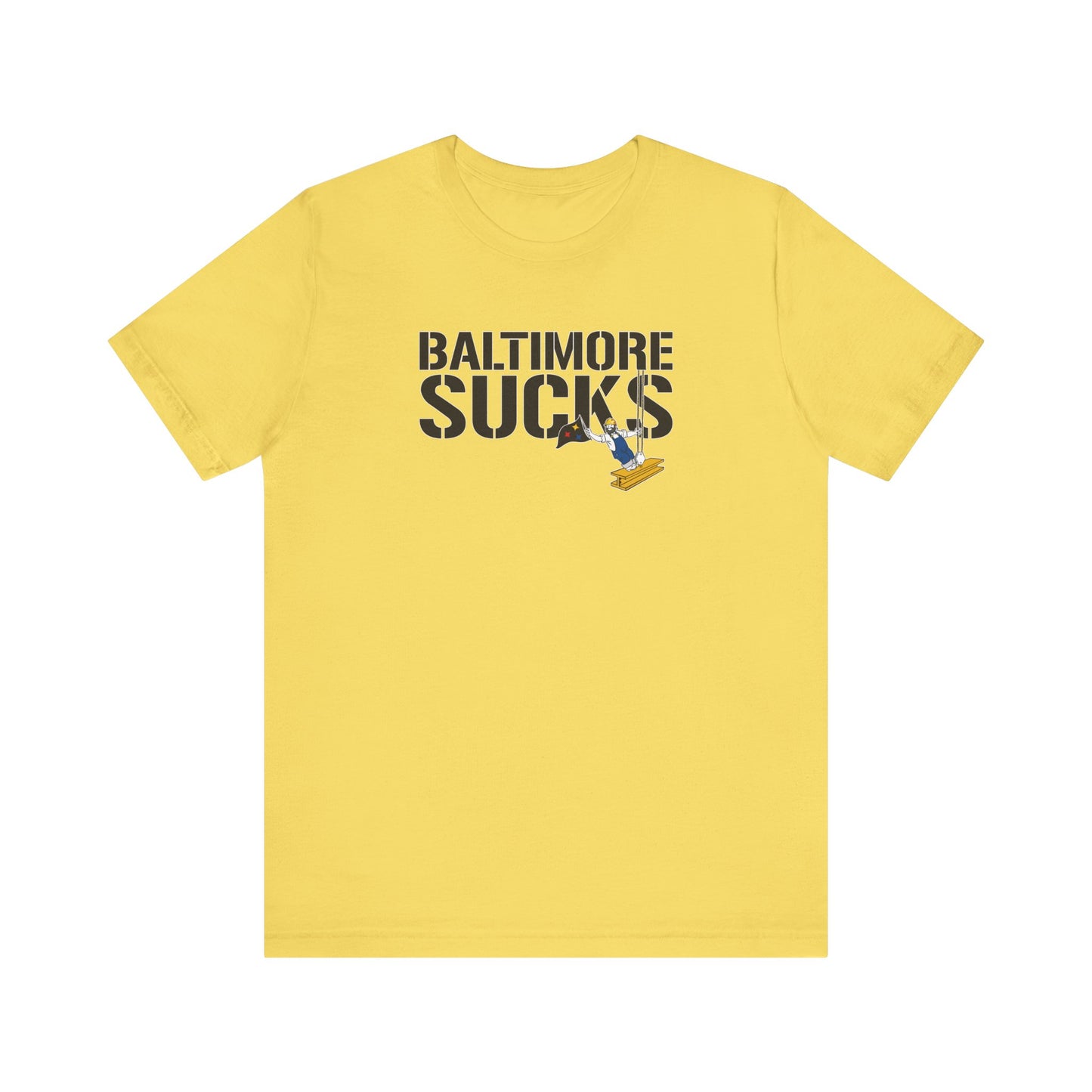 Blackbirds of Maryland (for Pittsburgh fans) - Unisex Jersey Short Sleeve Tee