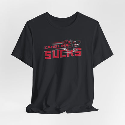 Carolina Sucks (for Atlanta fans) - Unisex Jersey Short Sleeve Tee
