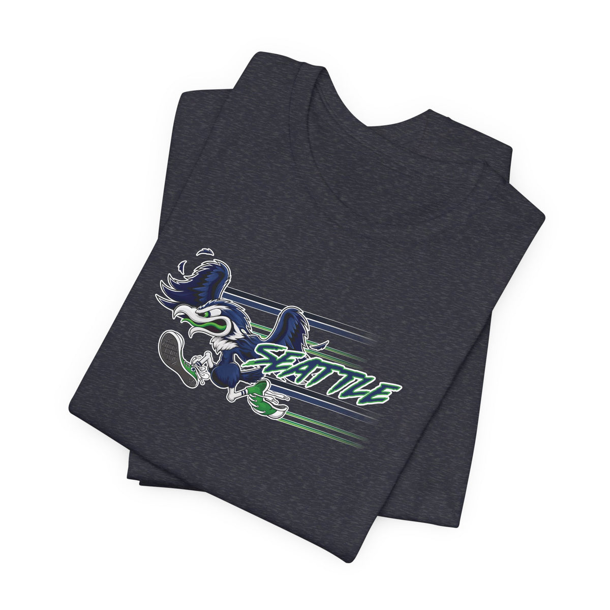 Gas Pump Seahawk (for Seattle fans) - Unisex Jersey Short Sleeve Tee