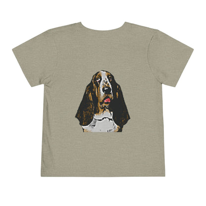 Basset Hound Pop Art - Toddler Tee