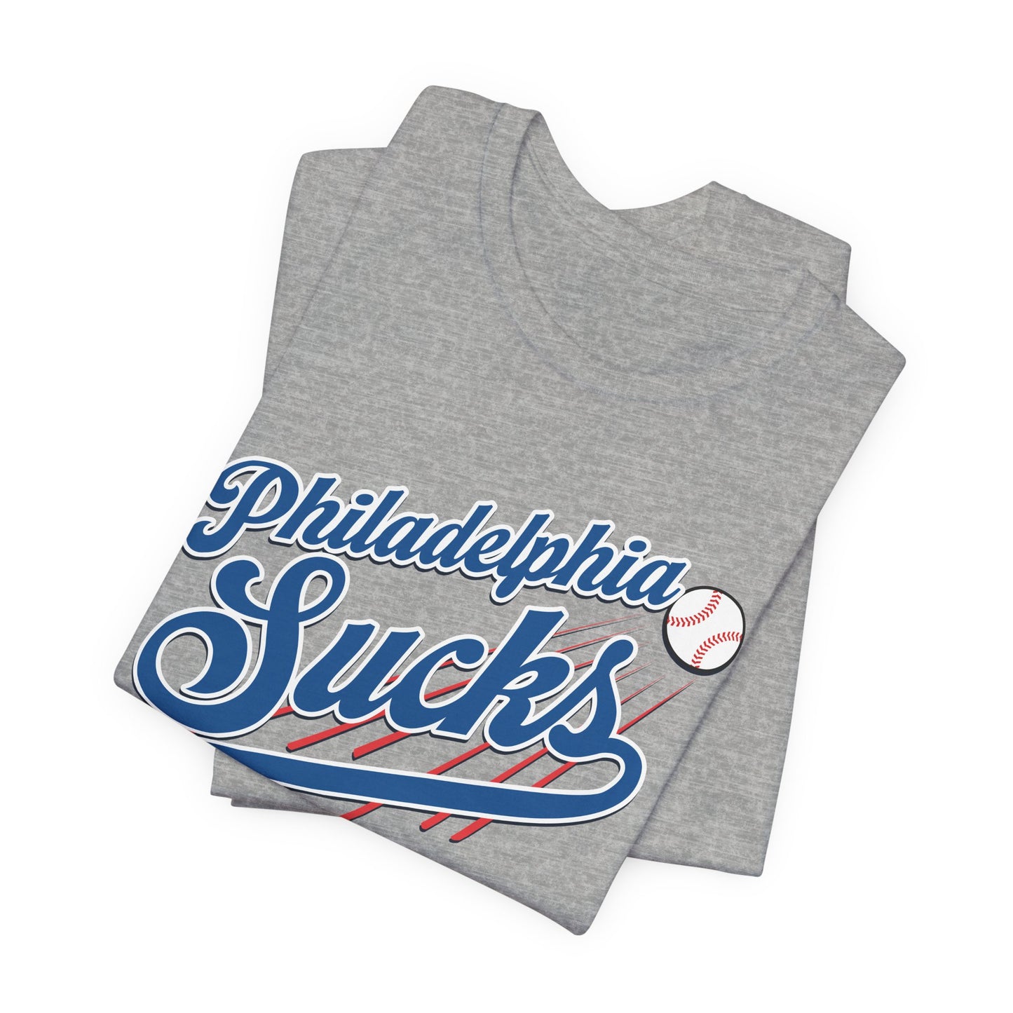 Philadelphia Sucks (for L.A. fans) - Unisex Jersey Short Sleeve Tee