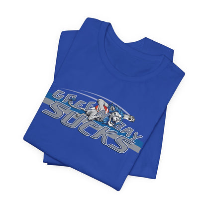 Green Bay Sux (for Detroit fans) - Unisex Jersey Short Sleeve Tee