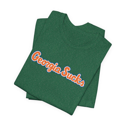Georgia Sucks (for Florida fans) - Unisex Jersey Short Sleeve Tee