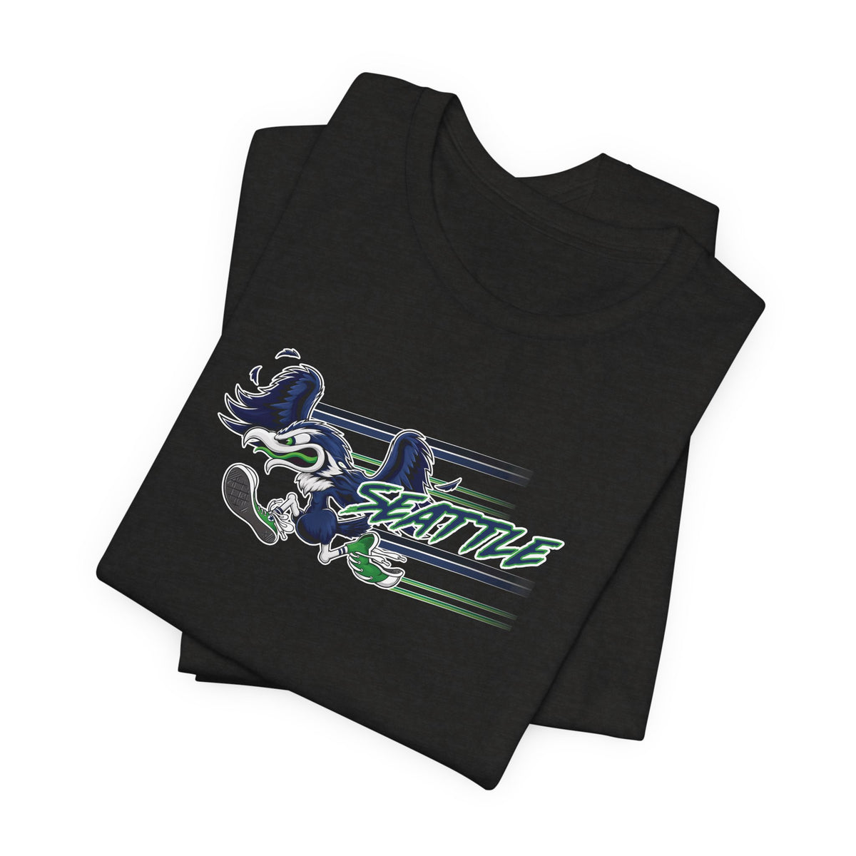 Gas Pump Seahawk (for Seattle fans) - Unisex Jersey Short Sleeve Tee