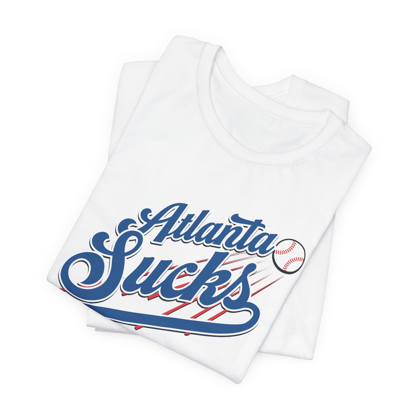 Atlanta Sucks (for L.A. fans) - Unisex Jersey Short Sleeve Tee