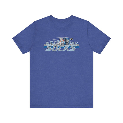 Green Bay Sux (for Detroit fans) - Unisex Jersey Short Sleeve Tee