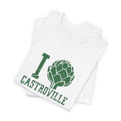 I Heartichoke Castroville (front only) - Unisex Jersey Short Sleeve Tee