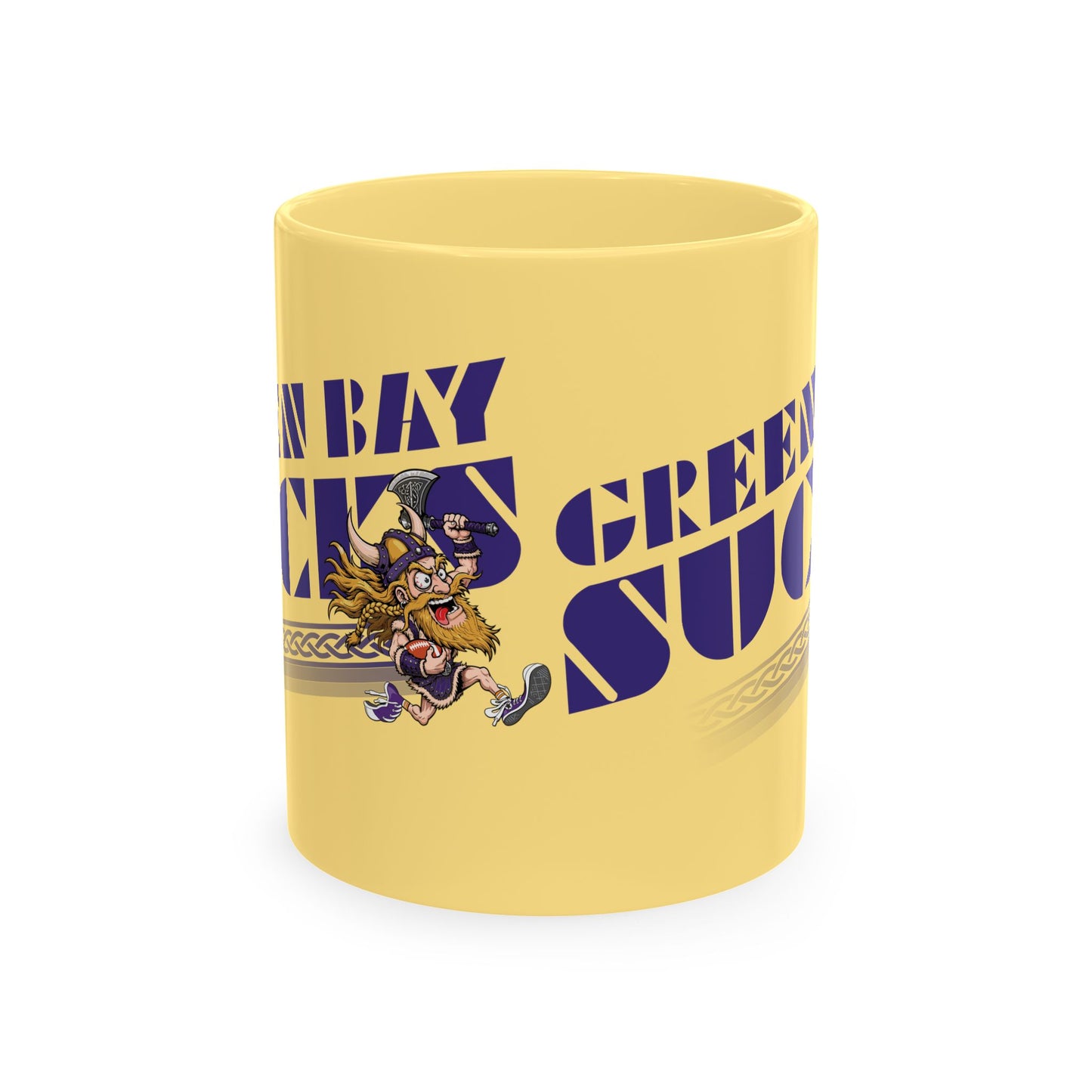 Green Bay Sucks - (for Minnesota fans) - Ceramic Coffee Mug