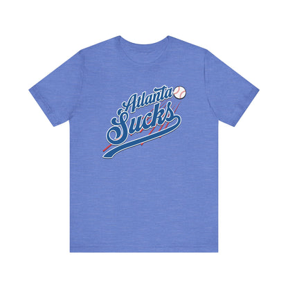 Atlanta Sucks (for L.A. fans) - Unisex Jersey Short Sleeve Tee