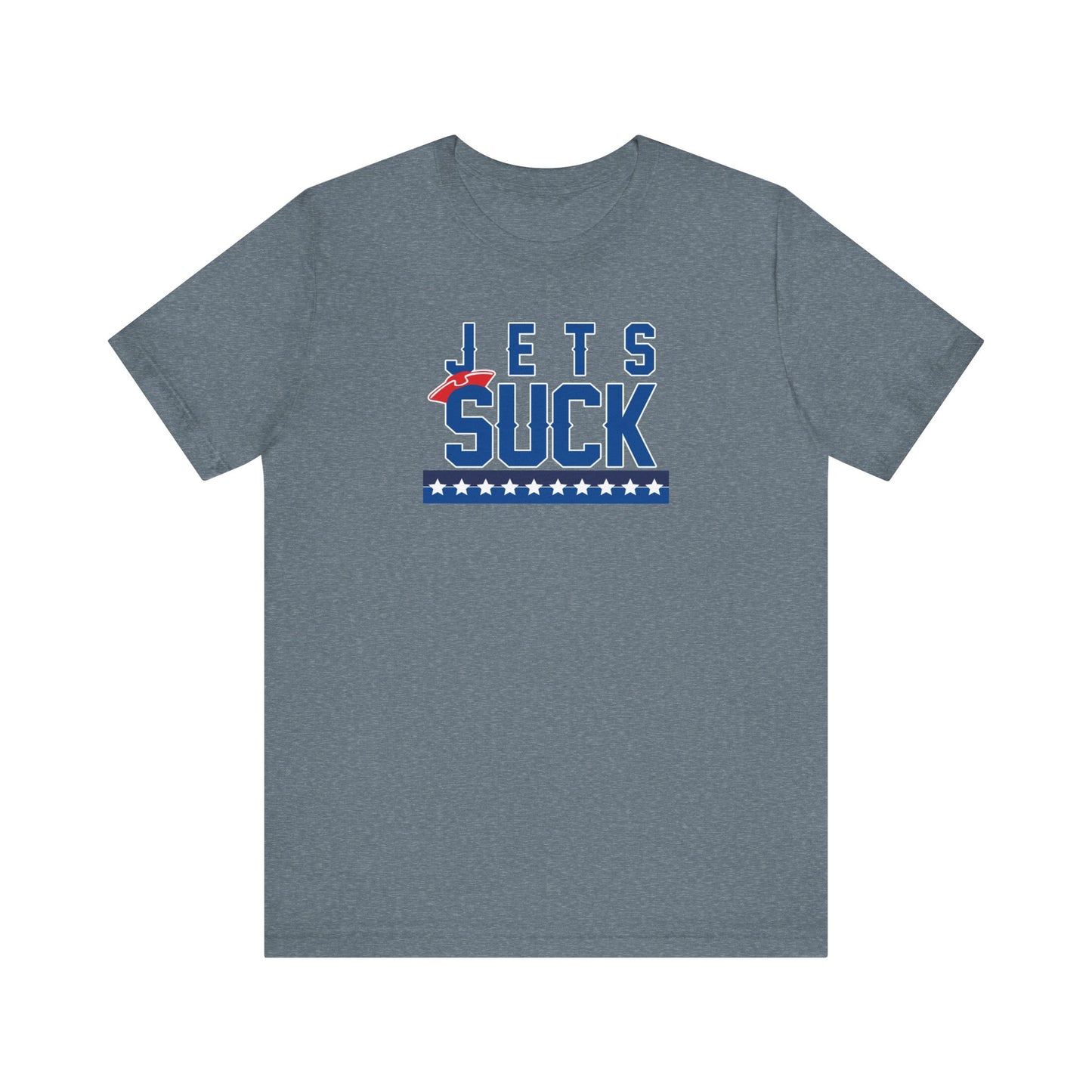 I hate jets (for New England fans) - Unisex Jersey Short Sleeve Tee