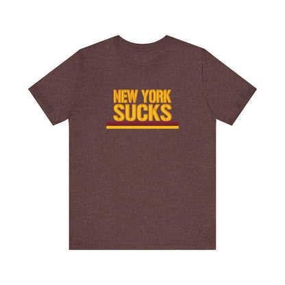 The New York Jieyents Suck! (for DC fans) - Unisex Jersey Short Sleeve Tee